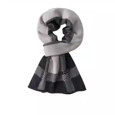 北极绒 新款羊毛冬季加厚保暖高档礼盒装围脖柔软亲肤百搭 绒线围巾 男女同款情侣款