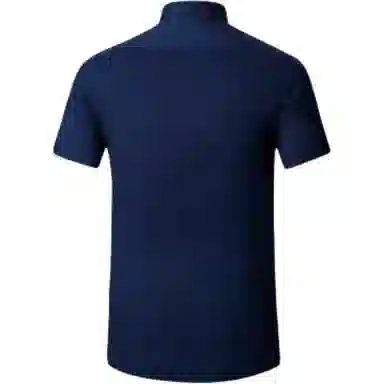 才子 透气修身翻领短袖衬衫 男款