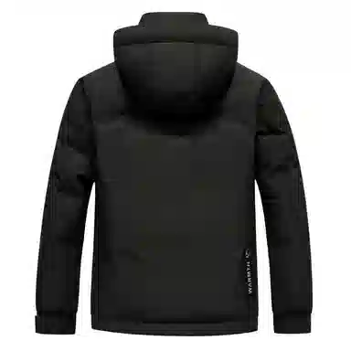 鸭鸭 休闲百搭短款时尚加厚鸭绒羽绒服 男款