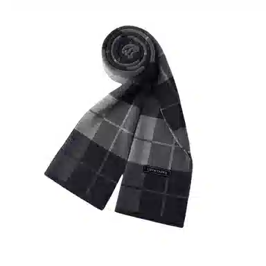 北极绒 新款羊毛冬季加厚保暖高档礼盒装围脖柔软亲肤百搭 绒线围巾 男女同款情侣款