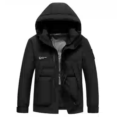 鸭鸭 休闲百搭短款时尚加厚鸭绒羽绒服 男款