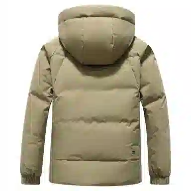 鸭鸭 短款时尚百搭连帽加厚羽绒服 男款