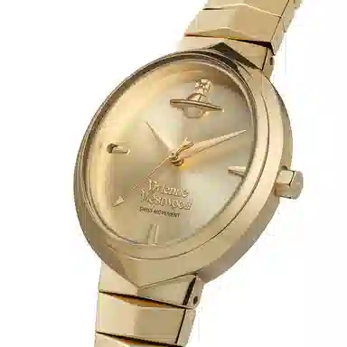 Vivienne Westwood Quartz Watch Gold Dial