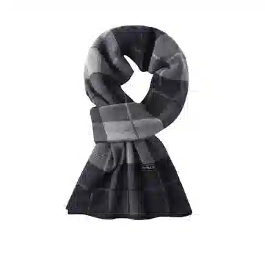 北极绒 新款羊毛冬季加厚保暖高档礼盒装围脖柔软亲肤百搭 绒线围巾 男女同款情侣款