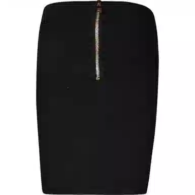 BALMAIN 6-Button Knit Skirt