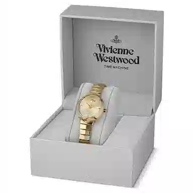 Vivienne Westwood Quartz Watch Gold Dial