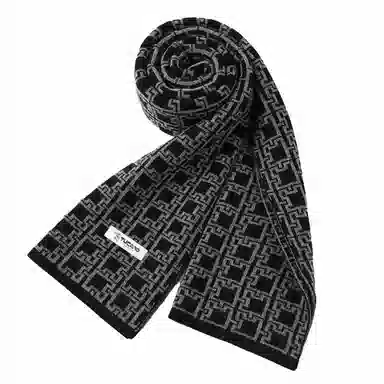 啄木鸟 羊毛冬季百搭加厚保暖羊绒 绒线围巾 男款