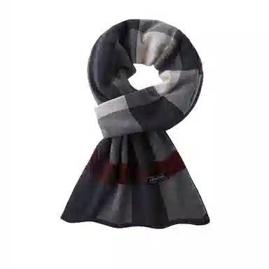 北极绒 新款羊毛冬季加厚保暖高档礼盒装围脖柔软亲肤百搭 绒线围巾 男女同款情侣款