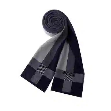 北极绒 新款羊毛冬季加厚保暖高档礼盒装围脖柔软亲肤百搭 绒线围巾 男女同款情侣款