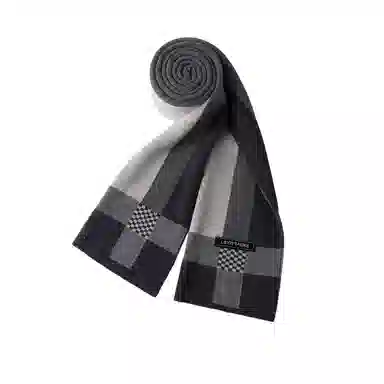 北极绒 新款羊毛冬季加厚保暖高档礼盒装围脖柔软亲肤百搭 绒线围巾 男女同款情侣款