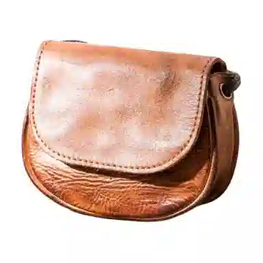 后步 小众不撞款设计复古简约休闲百搭日常通勤 头层植鞣牛皮 零钱包 小号 男女同款情侣款 棕色、咖啡、黄色、黑色