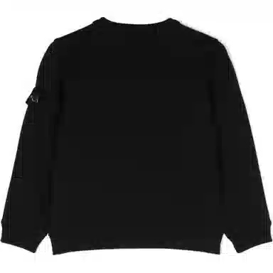 Stone Island SS23 Logo Crewneck Sweatshirt Black