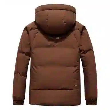 鸭鸭 短款时尚百搭连帽加厚羽绒服 男款