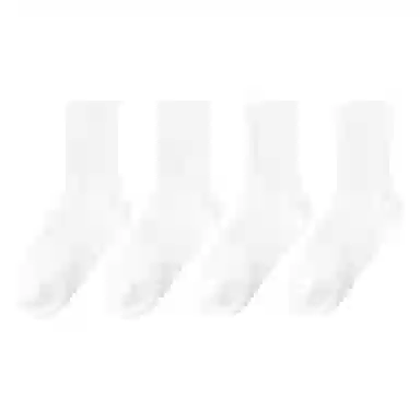 金莱克 运动纯色棉袜吸汗透气休闲中筒袜 男女同款 组合装