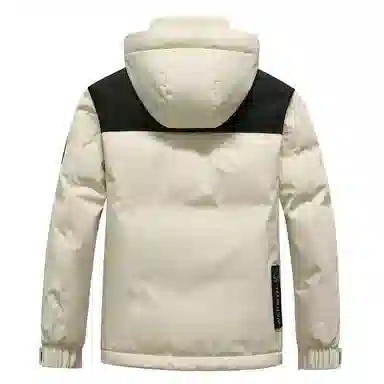 鸭鸭 休闲百搭短款时尚加厚鸭绒羽绒服 男款