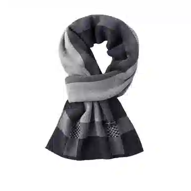 北极绒 新款羊毛冬季加厚保暖高档礼盒装围脖柔软亲肤百搭 绒线围巾 男女同款情侣款