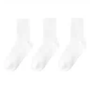 金莱克 运动纯色棉袜吸汗透气休闲中筒袜 男女同款 组合装