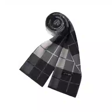 北极绒 新款羊毛冬季加厚保暖高档礼盒装围脖柔软亲肤百搭 绒线围巾 男女同款情侣款