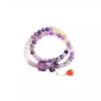 大唐国鼎 九紫离火 独特设计 优雅精致 旺好运 寓意前程似锦 发财 好运 水晶 手串 女款