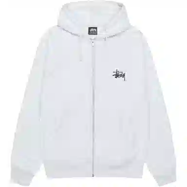 Stussy FW24 BASIC STSSY ZIP HOODIE logo
