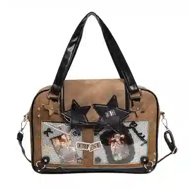 垣途者 甜美少女日系二次元时尚上课 牛仔布 斜挎包 女款 多色