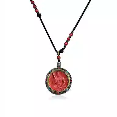 日向晚 生肖顺利 八大守护  十二生肖守护神 福禄吉祥 朱砂 吊坠 男女同款情侣款