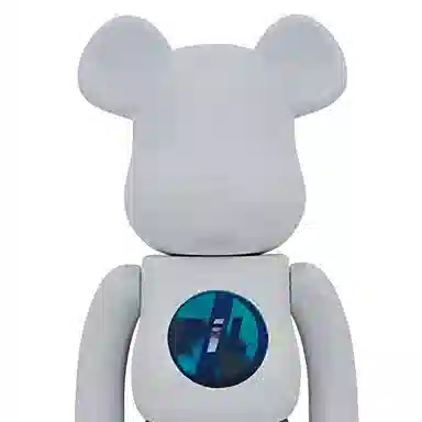 BE@RBRICK PiL CHROME Ver. White Electroplated 100%+400%