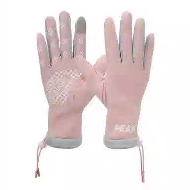 匹克 骑行防风防寒加绒保暖可触屏 聚酯纤维/氨纶 绒线手套 男女同款情侣款