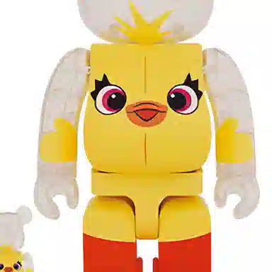 BE@RBRICK Ducky Yellow 100%400%
