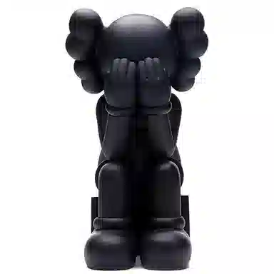 KAWS Passing Through Open Edition Vinyl Figure Black 20.3cm