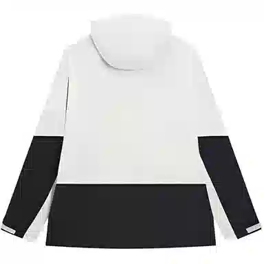 特步  综训系列 运动休闲宽松舒适  防水防风保暖冲锋衣 男女同款 古德白