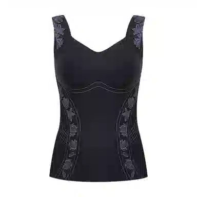 二三二三 保暖带胸垫无痕可外穿防下垂打底背心 女款