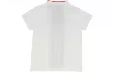 Burberry Striped Button Polo Shirt Boys White