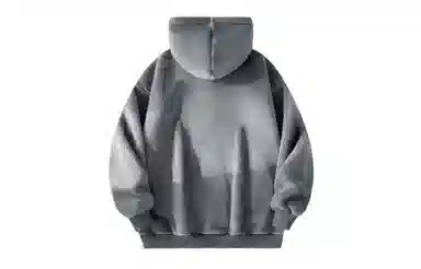 大卫贝肯 高街美式学院风宽松休闲加绒加厚外套学生连帽保暖羊羔绒棉服 男女同款