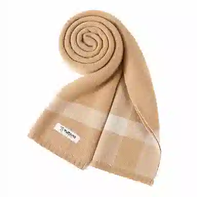 啄木鸟 鸟羊毛秋冬季百搭保暖加厚高档小礼盒 绒线围巾 男款