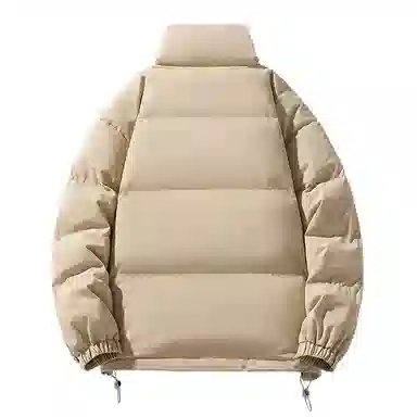 棉致 简约纯色基础宽松棉服 男女同款