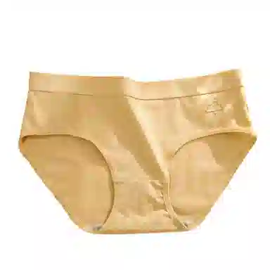 棉基因 舒适柔软亲肤简约透气抑菌裆中腰高弹三角内裤 女款 组合装