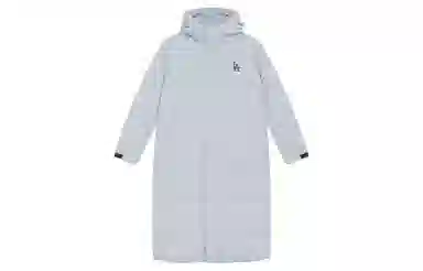 MLB Dodgers Logo Puffer Jacket Light Grey