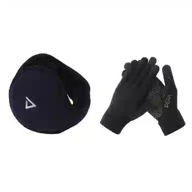 匹克 保暖套装户外骑行跑步防寒可触屏 聚酯纤维 绒线手套 男女同款情侣款