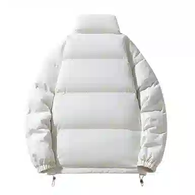 棉致 简约纯色基础宽松棉服 男女同款