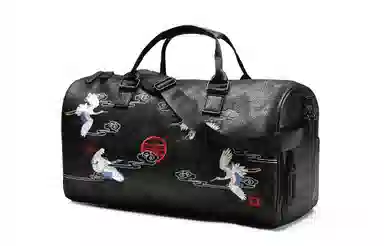 CHUSAN Black Lion Gym Bag