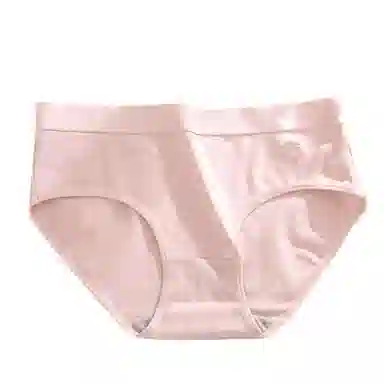 棉基因 舒适柔软亲肤简约透气抑菌裆中腰高弹三角内裤 女款 组合装