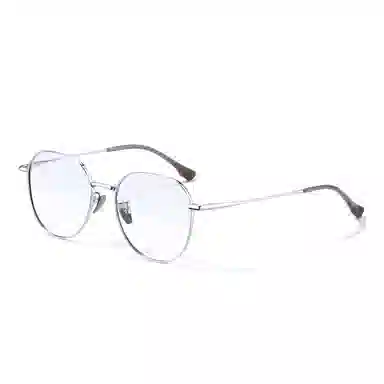 【联系客服可配度数】 苍木优品 近视眼镜框可配度数圆脸大脸显瘦超轻纯钛金丝大框配防蓝光 β钛 方形 光学镜架 男女同款情侣款