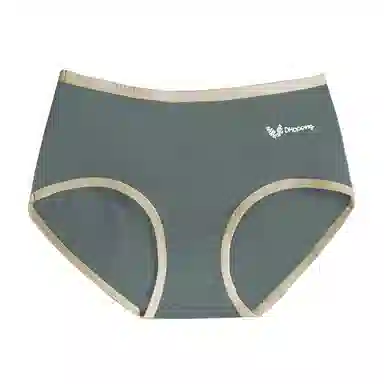 棉基因 舒适简约柔软亲肤透气抑菌裆中腰高弹三角内裤 女款 组合装