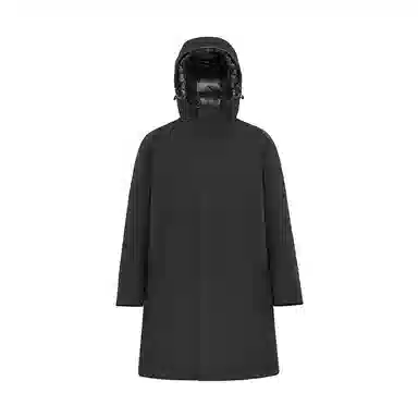 高梵 奢华户外科技纯色舒适保暖羽绒服 男女同款 黑色