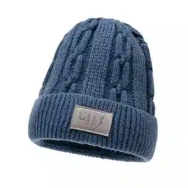 山一丸 保暖加厚防风护耳冬季 腈纶 绒线帽 男女同款情侣款