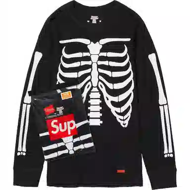 Supreme x Hanes Bones Thermal Crew