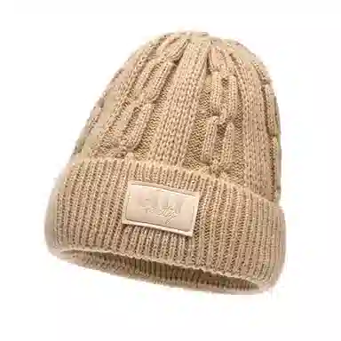 山一丸 保暖加厚防风护耳冬季 腈纶 绒线帽 男女同款情侣款