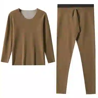 恒源祥 发热加厚无痕打底保暖套装 男款