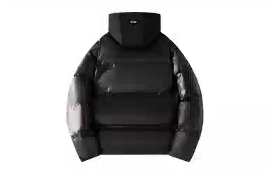 大卫贝肯 美式高街学院风宽松休闲加厚外套连帽假两件保暖棉服 男女同款